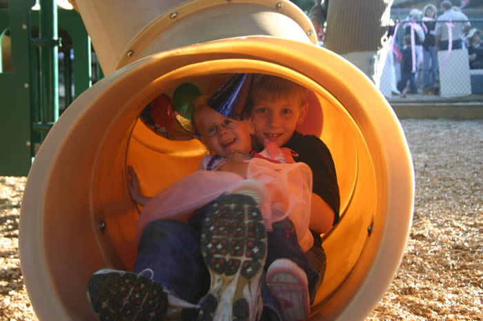 kids playing at Marinwood park
